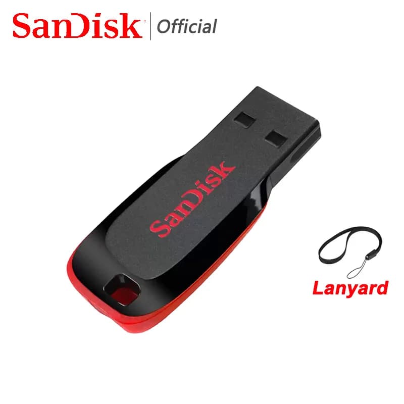 Sandisk Pendrive بسعة 128 جيجابايت و64 جيجابايت و32 جيجابايت و16 جيجابايت، فلاش درايف USB صغير، فلاش درايف USB 2.0، عصا ذاكرة للهاتف - 6