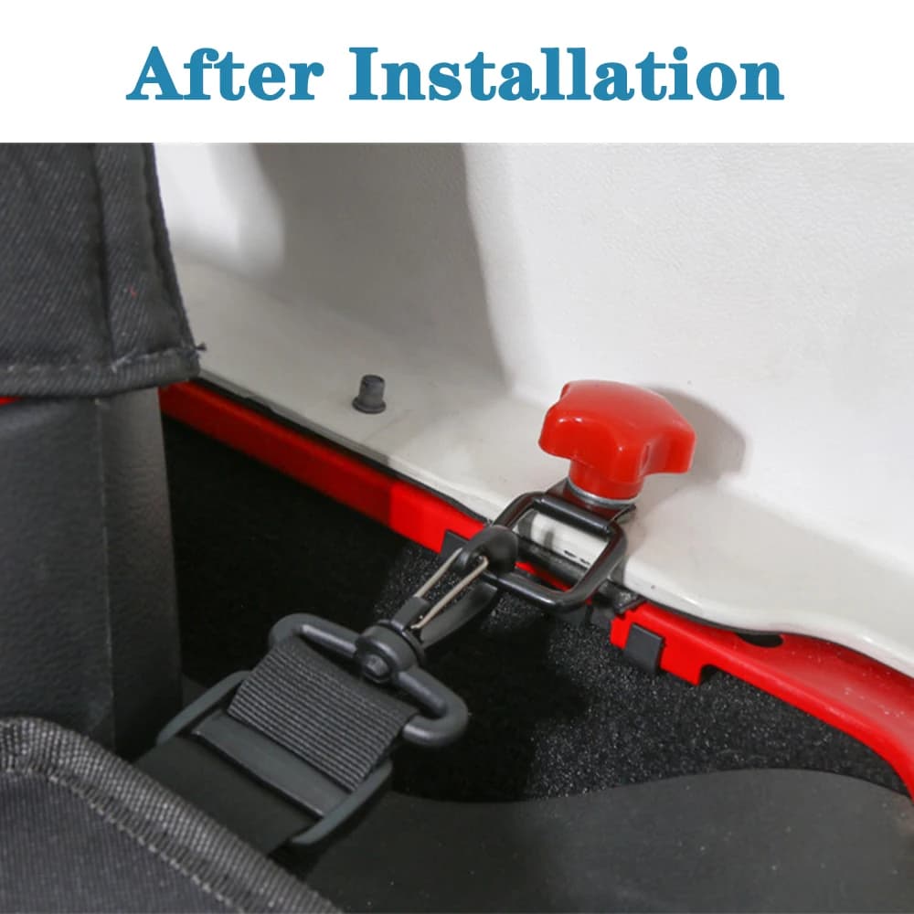 خطاف تثبيت البضائع في صندوق السيارة، حلقة D، مشبك، لسيارات جيب رانجلر TJ JK JL جلادياتور JT 1997-2025، إكسسوارات داخلية - 6