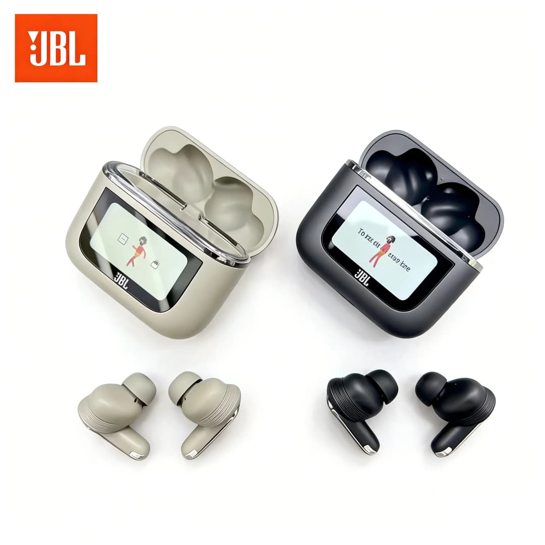 سماعات أذن بلوتوث لاسلكية حقيقية JBL Tour PRO 2، سماعات ستيريو رياضية مع شاشة LCD، إصدار HK - 2