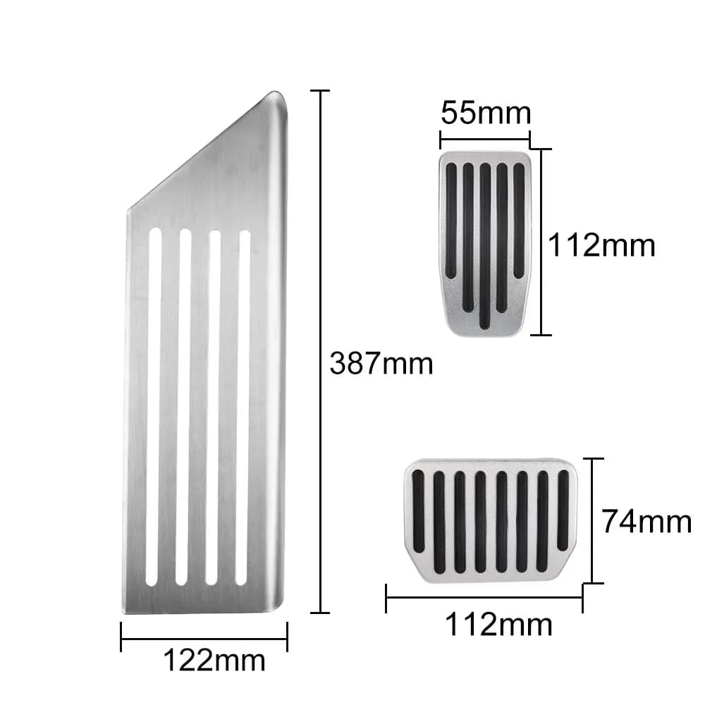 Aluminum Alloy Foot Pedal For Tesla Model 3 Y Rest Brake Pedals With Rubber Pads Cover Car Accessories - 6