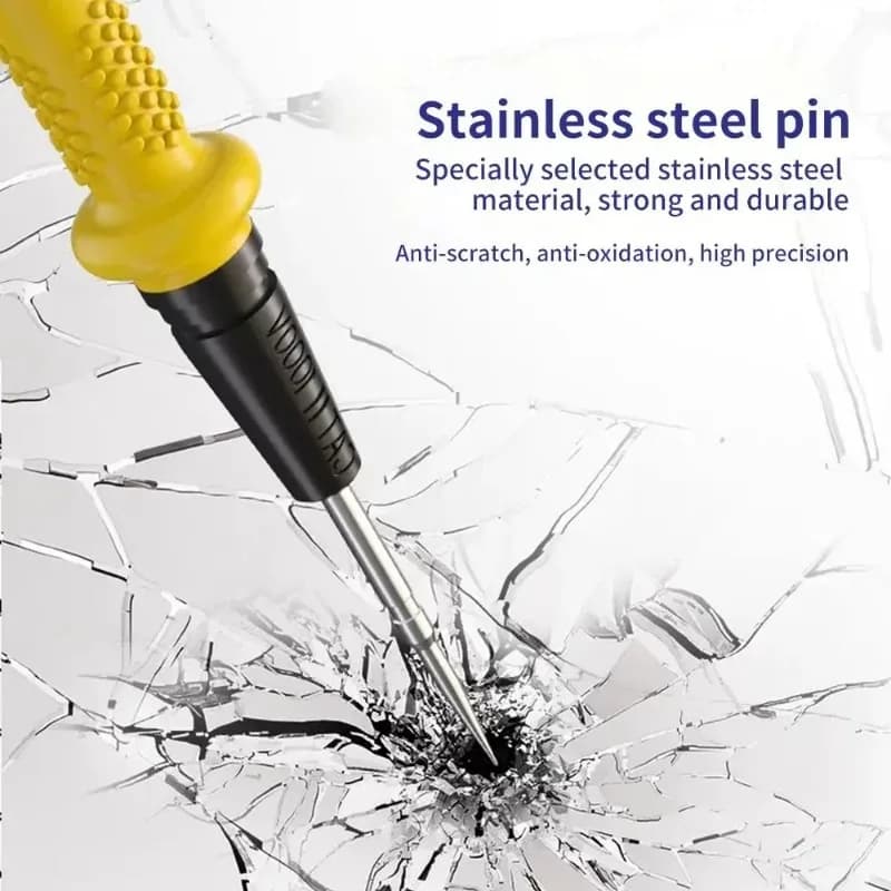 MECHANIC P40 Stainless Steel Probe Test Lead Wire 0.2mm High Precision Needle 1000V 20A for Multimeter Universal Tester Pen Tool - 3