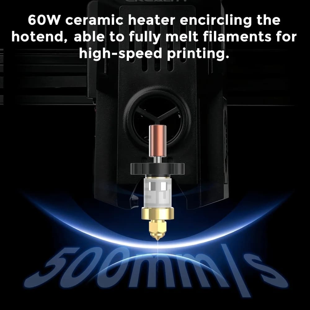 Creality Ender 3 V3 KE Ceramic Hotend Kit, 300°C High Temp Heating Block Extruder Hotend forEnder 3 V3 KE K1/K1 Max - 4