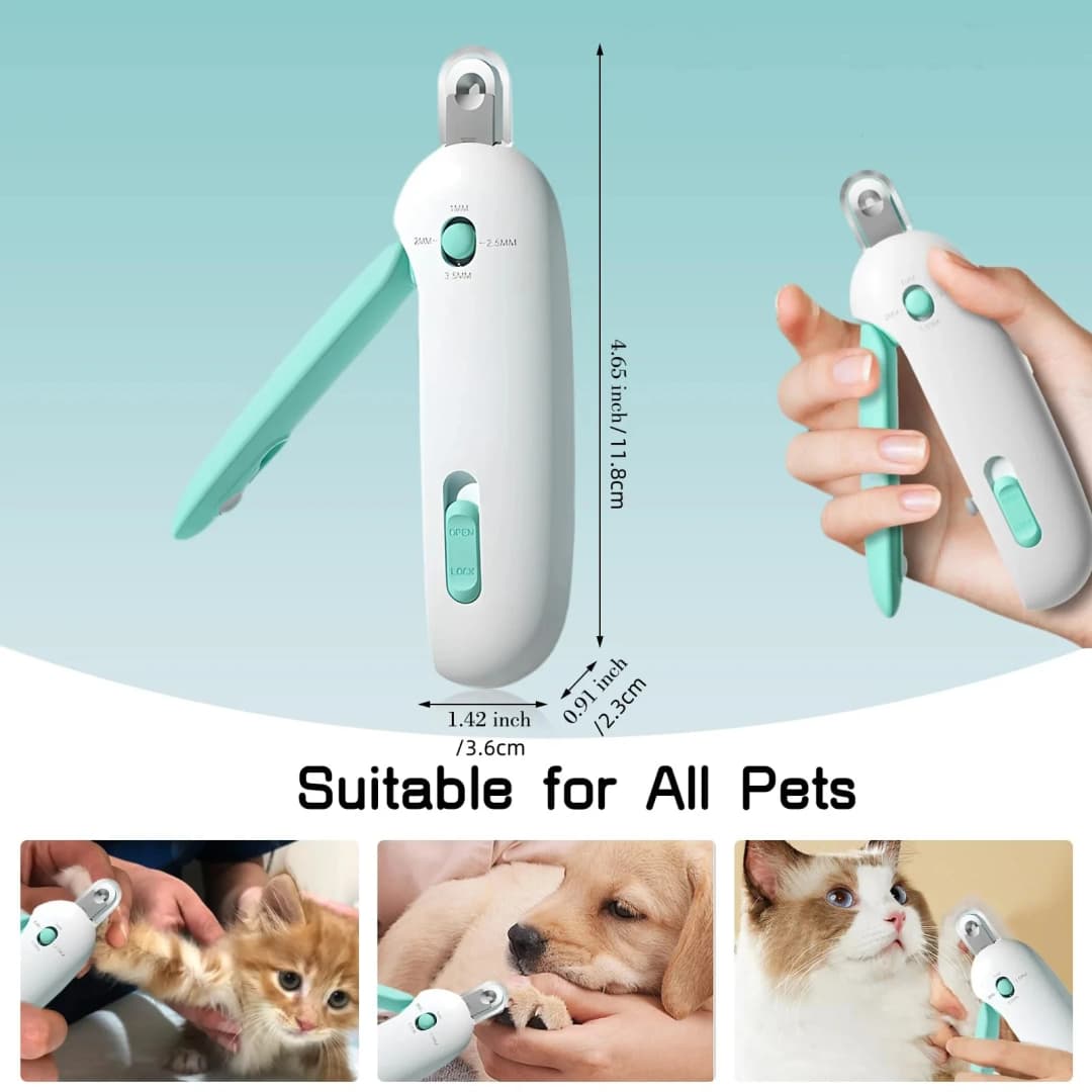 Cat Dog Nail Clipper Cutter Professional Pet Nail Clippers with Adjustable Hole Pet Claw Trimmer Puppy Kitten Care Grooming Tool - 6