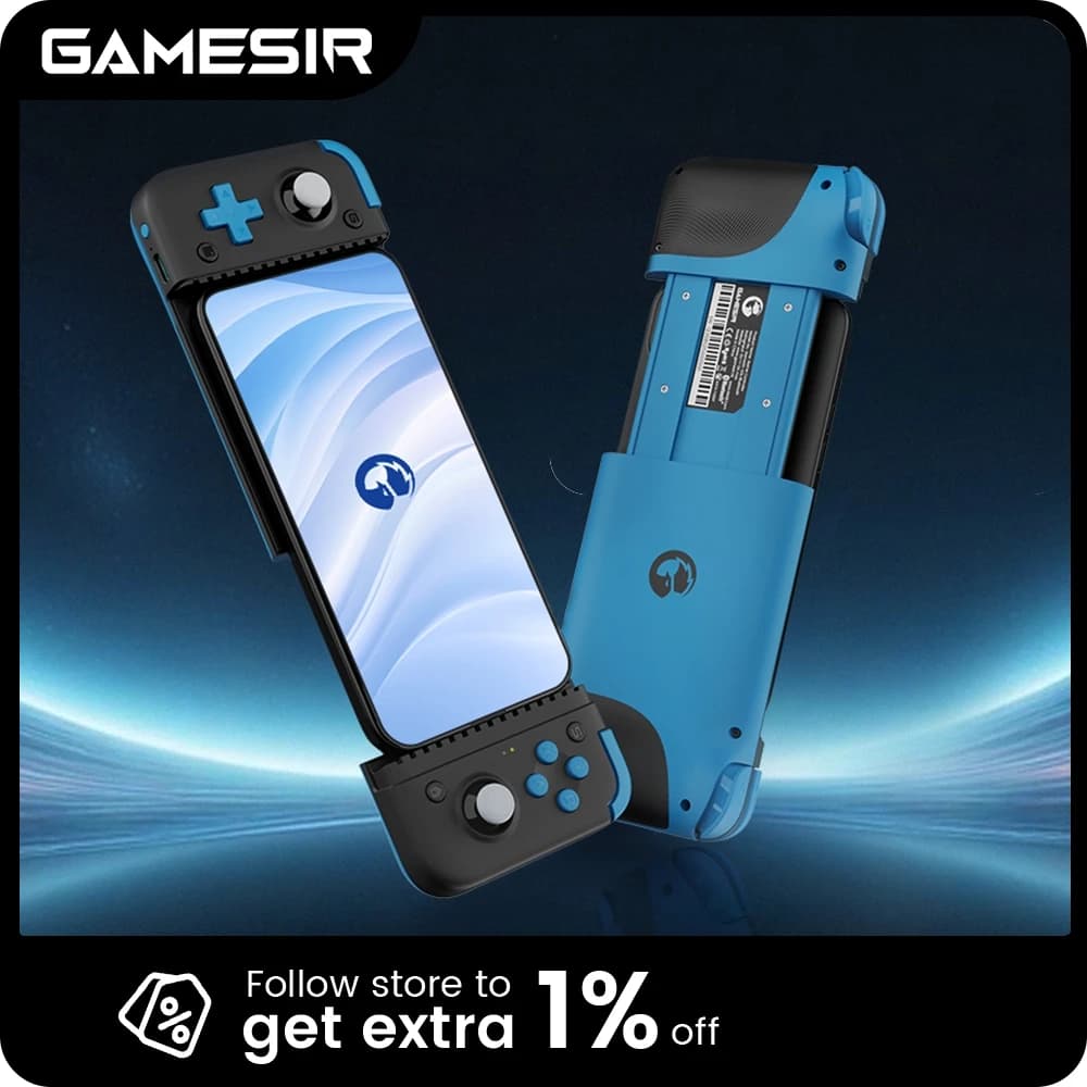 ذراع تحكم جوال GameSir X2s لألعاب الأندرويد، يدعم ألعاب السحابة، إكس بوكس جيم باس، ستاديا، إكس كلاود، مع عصا تحكم بتأثير هول