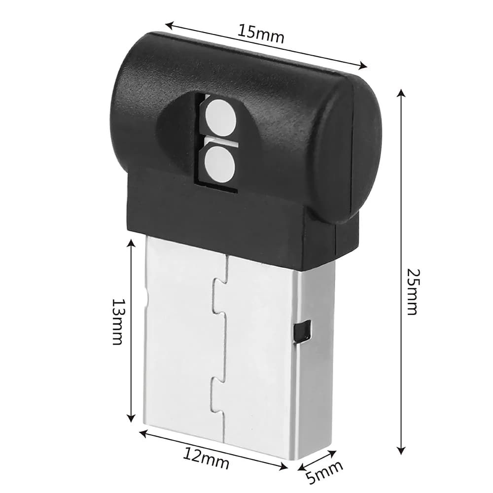 Mini USB Car Foot Light Emergency Lighting Car Accessory PC Auto Interior Plug And Play LED Atmosphere Light - 6