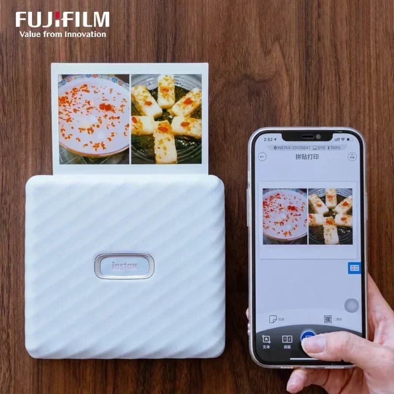 طابعة Fujifilm Instax Mini SE Link WIDE Link 3 أصلية، طابعات صور Instax، اتصال بتطبيق الهاتف الذكي، آلة أفلام جديدة - 3