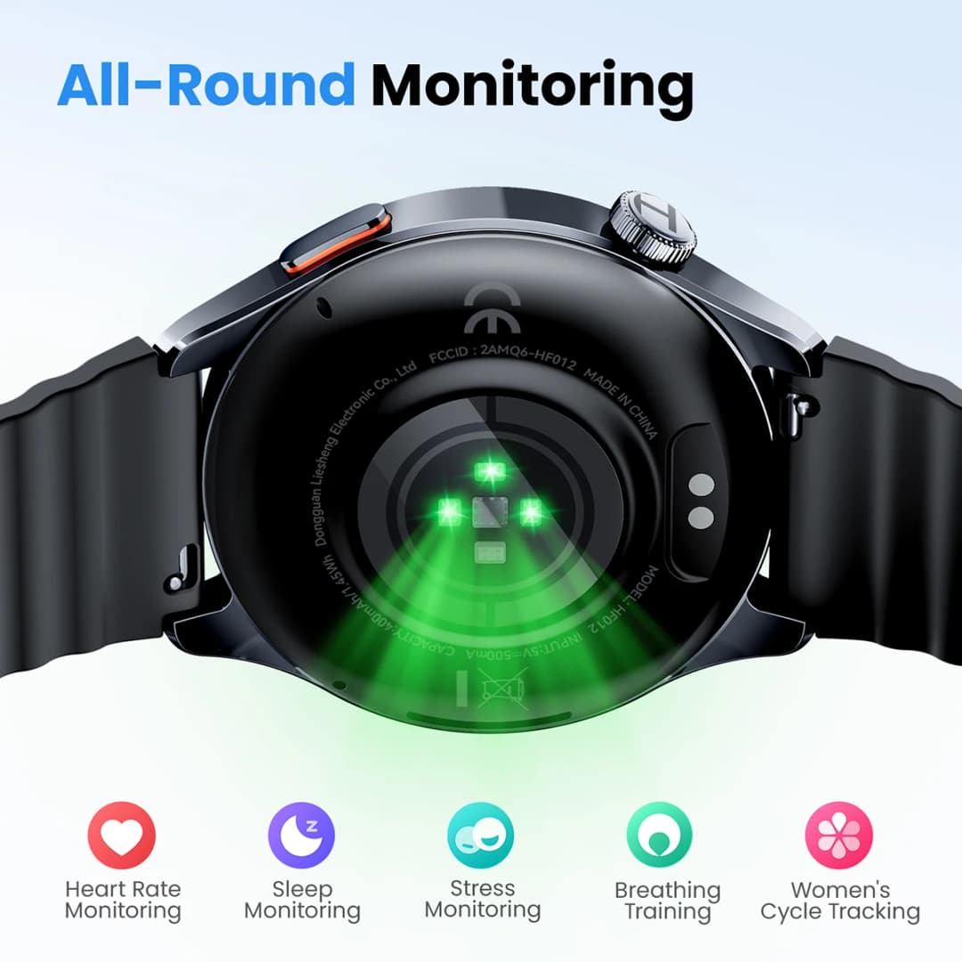 HAYLOU Watch 4S(HF012) GPS Smartwatch 1.43” HD AMOLED 5 Satellite GPS Positioning 120+ Workout Modes Sport Fitness Smart Watch - 5