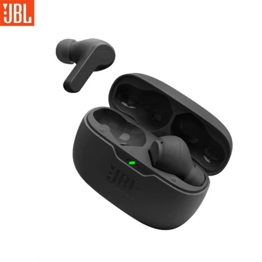 سماعات الأذن الأصلية JBL Wave Beam TWS مع إلغاء الضوضاء النشط بلوتوث 5.3 اتصال مزدوج إعداد EQ IP54 وقت تشغيل 40 ساعة