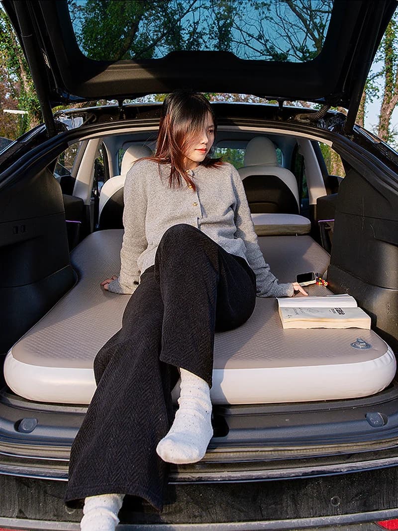 lohascamping Car Air Inflatable Travel Mattress Bed Universal for Back Seat Multi functional Mat Car Travel Bed SUV Mattress - 2