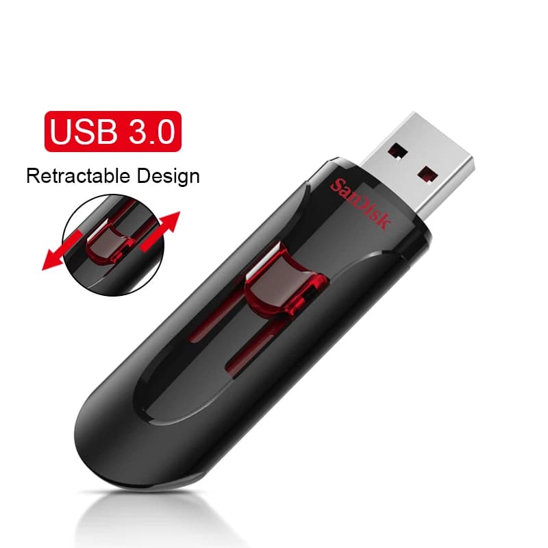 SanDisk Cruzer Glide 3.0 USB Flash Drive 256GB 128GB 64GB Pen Drive 32GB memory stick Pen drives 16GB U Disk CZ600 USB3.0 Drive - 2