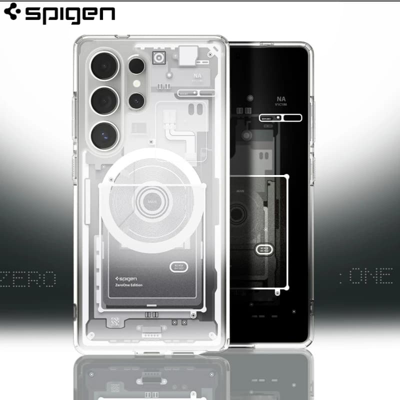 Spigen Ultra Hybrid Magfit Zero One Designs Magnetic Case For Samsung Galaxy S26 S25 Ultra S24 S23 S22 Plus For Magsafe Cover