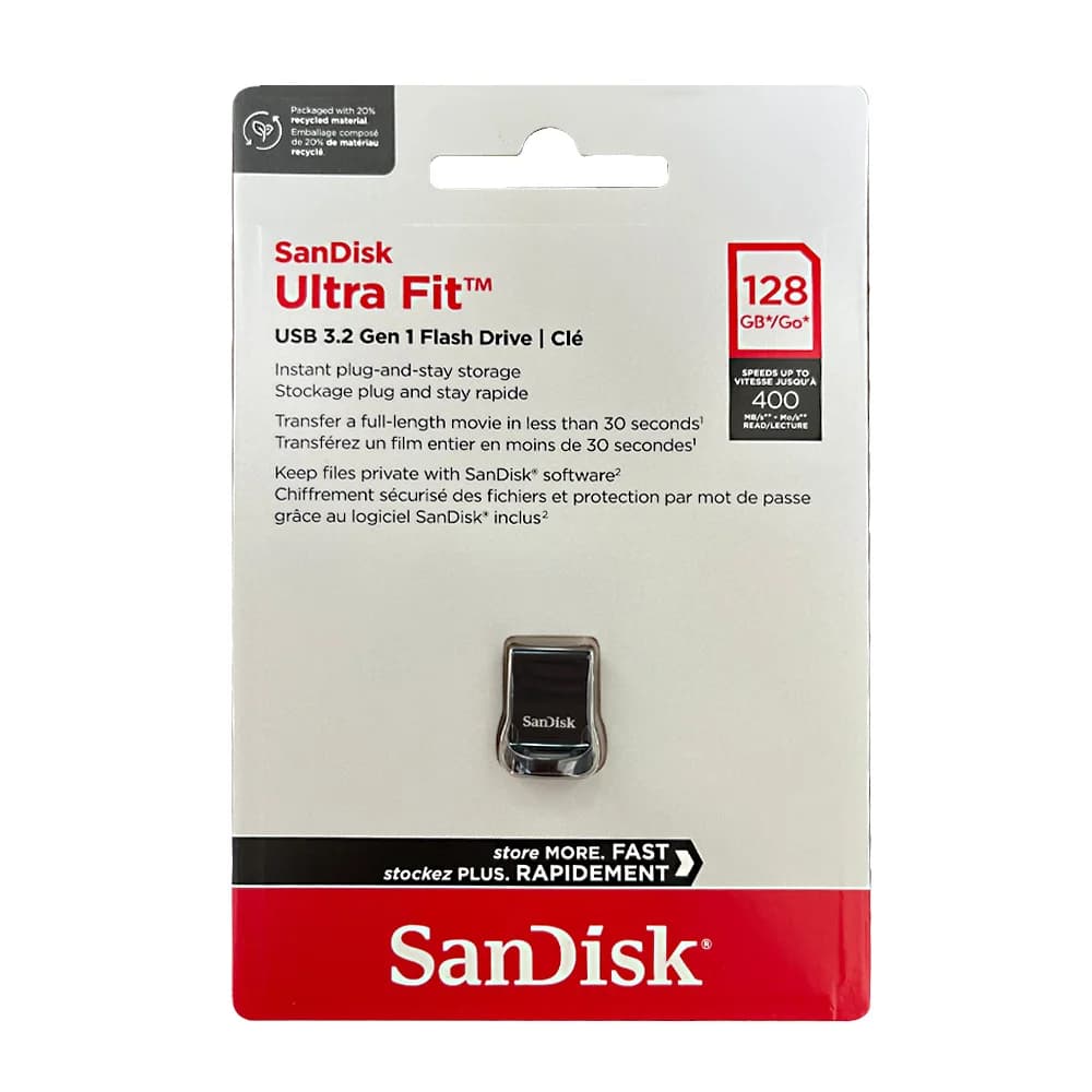 سان ديسك ألترا فيت CZ430 128 جيجا 256 جيجا 512 جيجا USB3.2 فلاش درايف سرعة قراءة حتى 400 ميجابايت/ثانية ميني بين درايف 64 جيجا 32 جيجا 130 ميجابايت/ثانية USB ستيك - 2