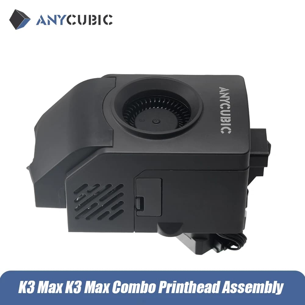 إكسسوارات Kobra 3 Max Combo من ANYCUBIC، رأس طباعة، محور خيط 8 ألوان، قاطع خيط من فولاذ PEI الربيعي، فوهة ساخنة 0.4 مم - 4