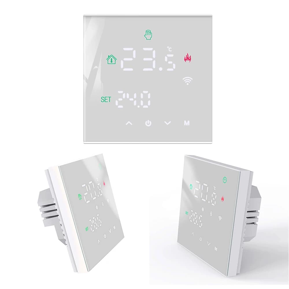 Smart Temperature Remote Controller M3H Tuya WiFi Thermostat 3A 16A LCD Display Touch Screen for Water/Electric Floor/Gas Boiler - 2