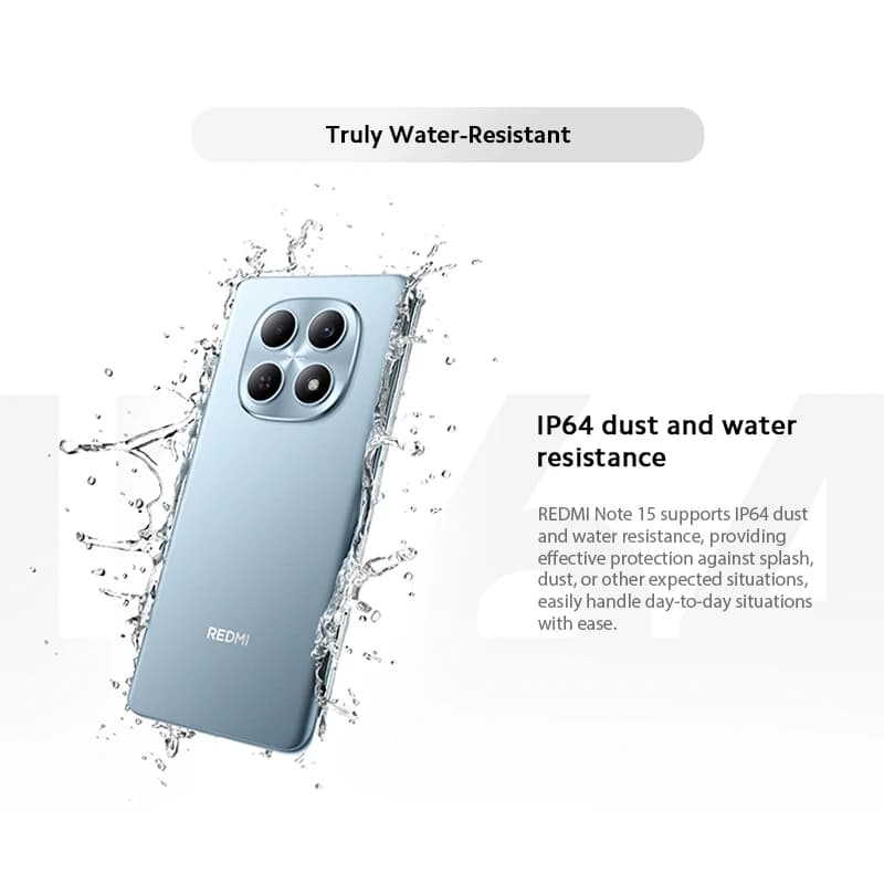 Xiaomi Mobile Phones Redmi Note 15 Global Version MTK Helio G100-Ultra 6.77' AMOLED Display 108MP Camera 6000mAh Smartphone - 5