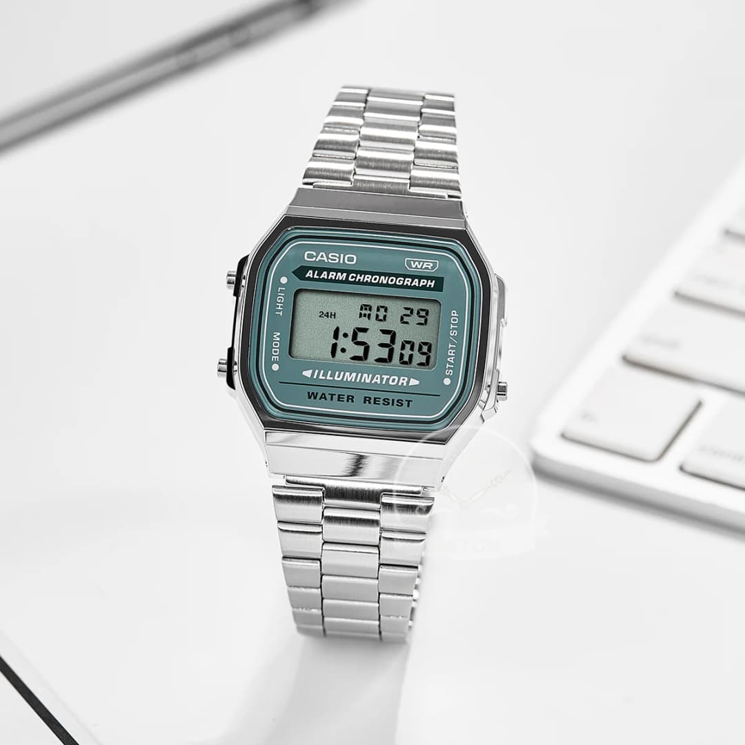 Casio watches for men Small Silver Watch Electronic Vintage Waterproof Watch reloj hombre New for 2025 A168WA - 6