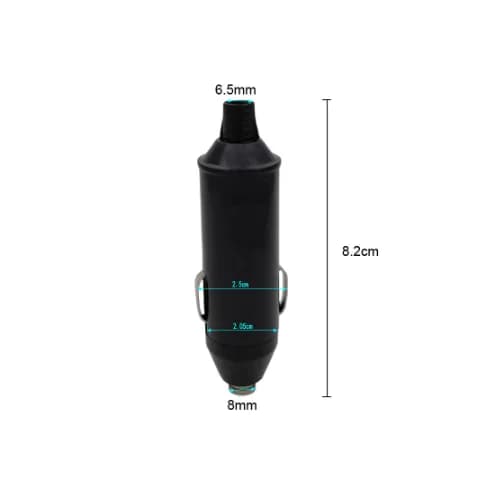 12 فولت 24 فولت سيارة ولاعة السجائر عالية التيار الكهربائي التوصيل 20A فيوز أنبوب شاحن السيارات العالمي - 5