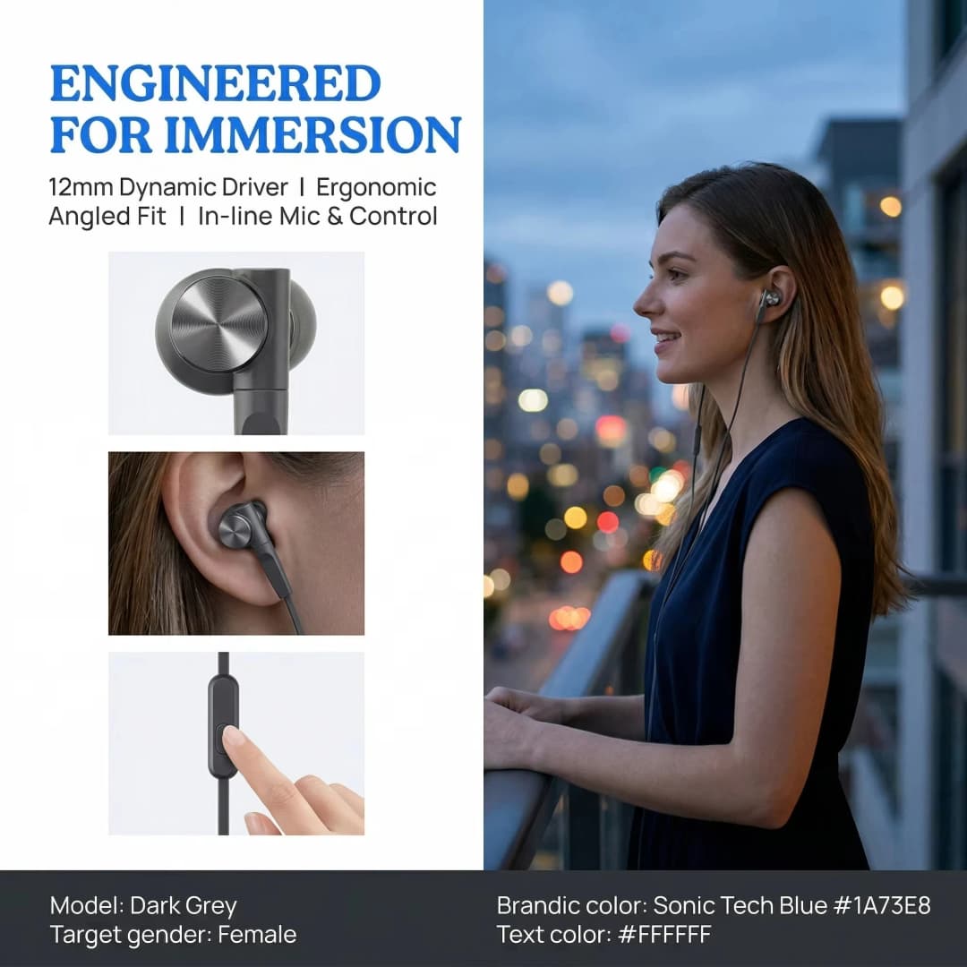 سماعات أذن سلكية SONY MDR-XB55AP مع باس إضافي، ستيريو HiFi، ميكروفون، تحكم مدمج، مناسبة للرياضة - 6