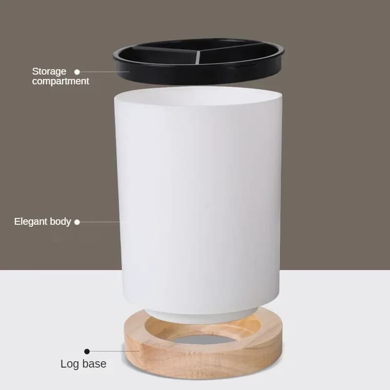 حامل أدوات المائدة مصفاة أدوات المطبخ دلو تخزين أدوات المائدة رف تخزين عيدان بلاستيكية وأدوات مطبخ قابلة للفصل - 5