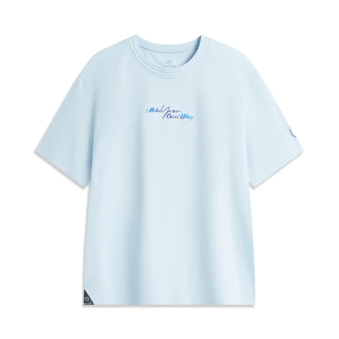 Li-Ning Men's Wade T-shirt 64%Cotton 36%Polyester Loose Breathable LiNing Sports Casual Short Sleeve Culture Tee Tops AHSV011 - 5
