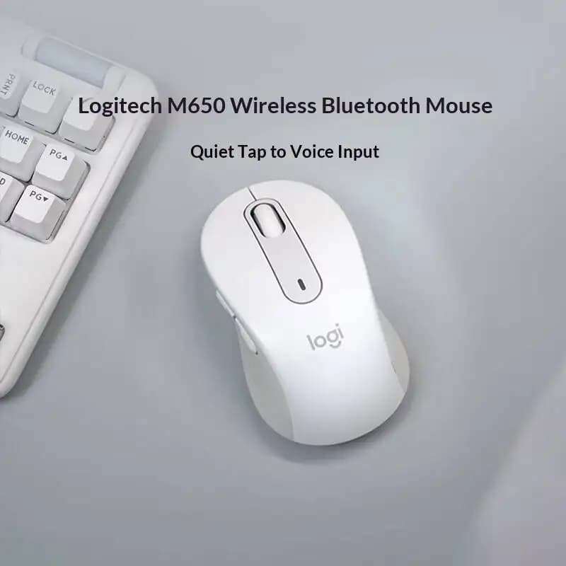 Logitech M650/M650L Signature Mouse - Wireless Ergonomic, 24-Month Battery, Sustainable Build, SmartWheel Scrolling, 10m Range - 2