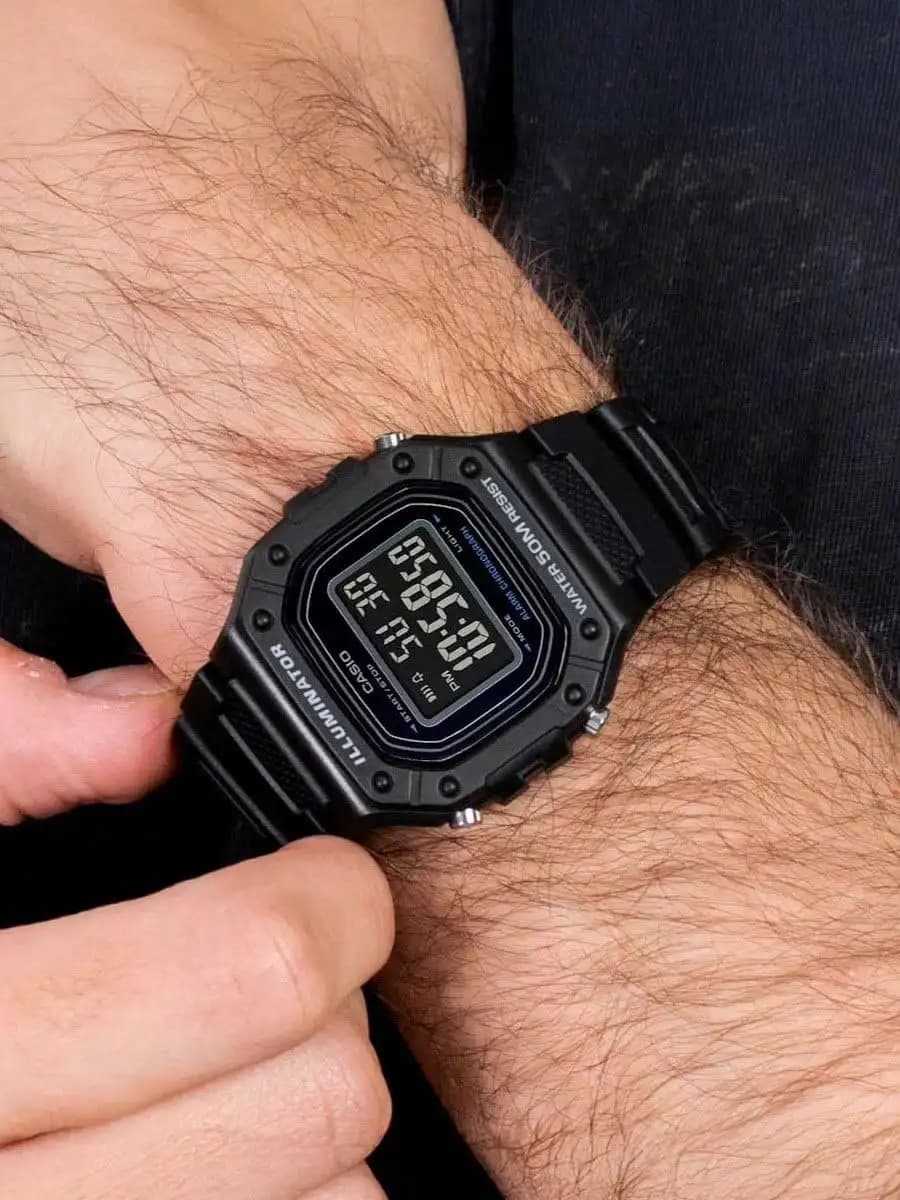 CASIO Men's Tactical Illuminator Watch Chronograph Black Resin Strap Rugged Outdoor Wristwatch for Hiking Camping Daily Wear - 3