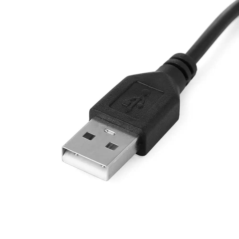 سلك شاحن USB 2.0 أسود، كابل تمديد شحن ومزامنة بيانات من ذكر إلى أنثى، أطوال 0.6م و1م و1.5م و3م و5م - 3