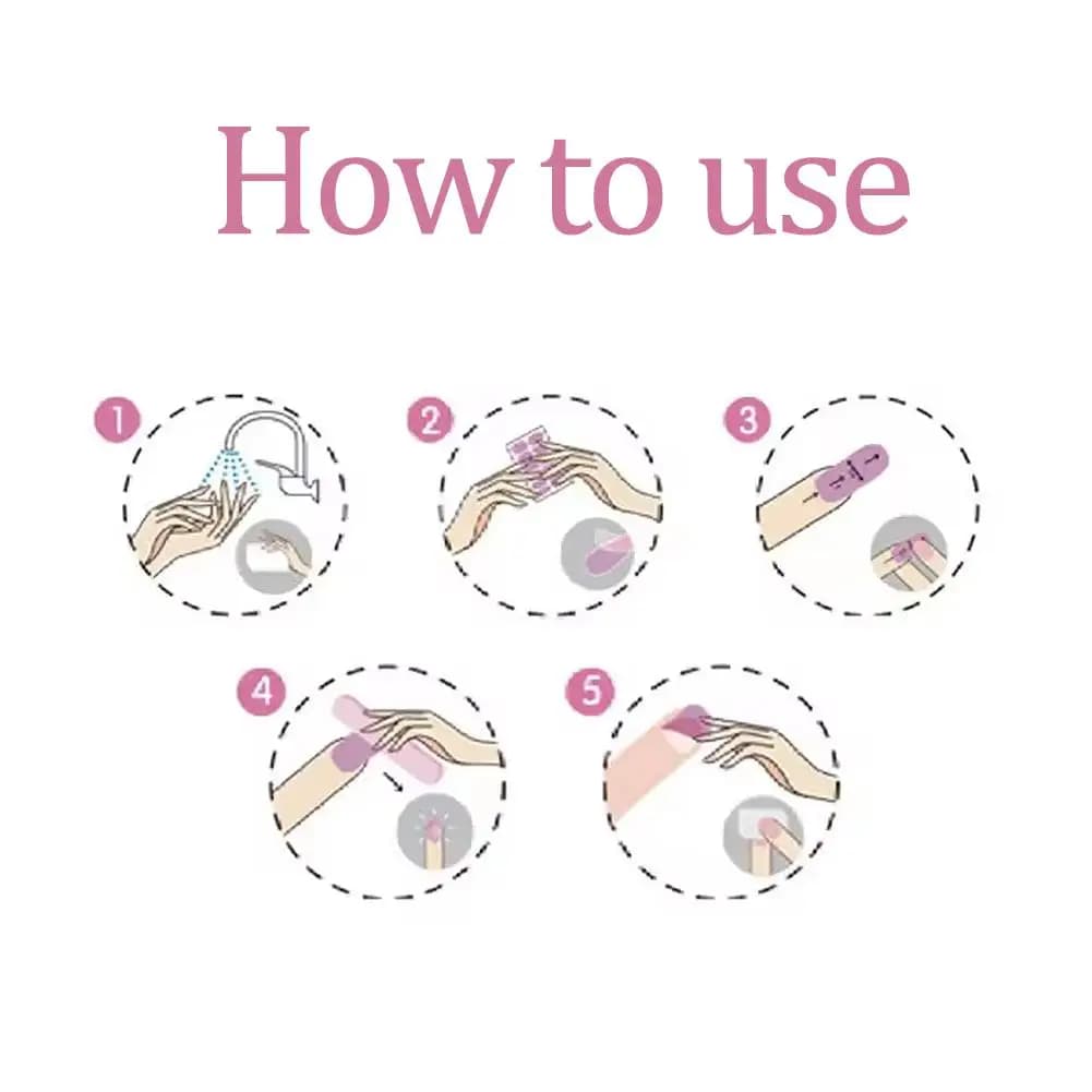 1set Nail Polish Film Toenail Stickers Solid Color Glitter Toe Nail Art Sticker DIY Waterproof Adhesive Nail Wraps Decals Decors - 5