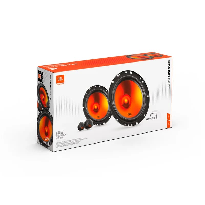 JBL car audio speaker 6.5-inch two-way speaker 640W power output car subwoofer treble midrange stereo speaker car speaker - 6