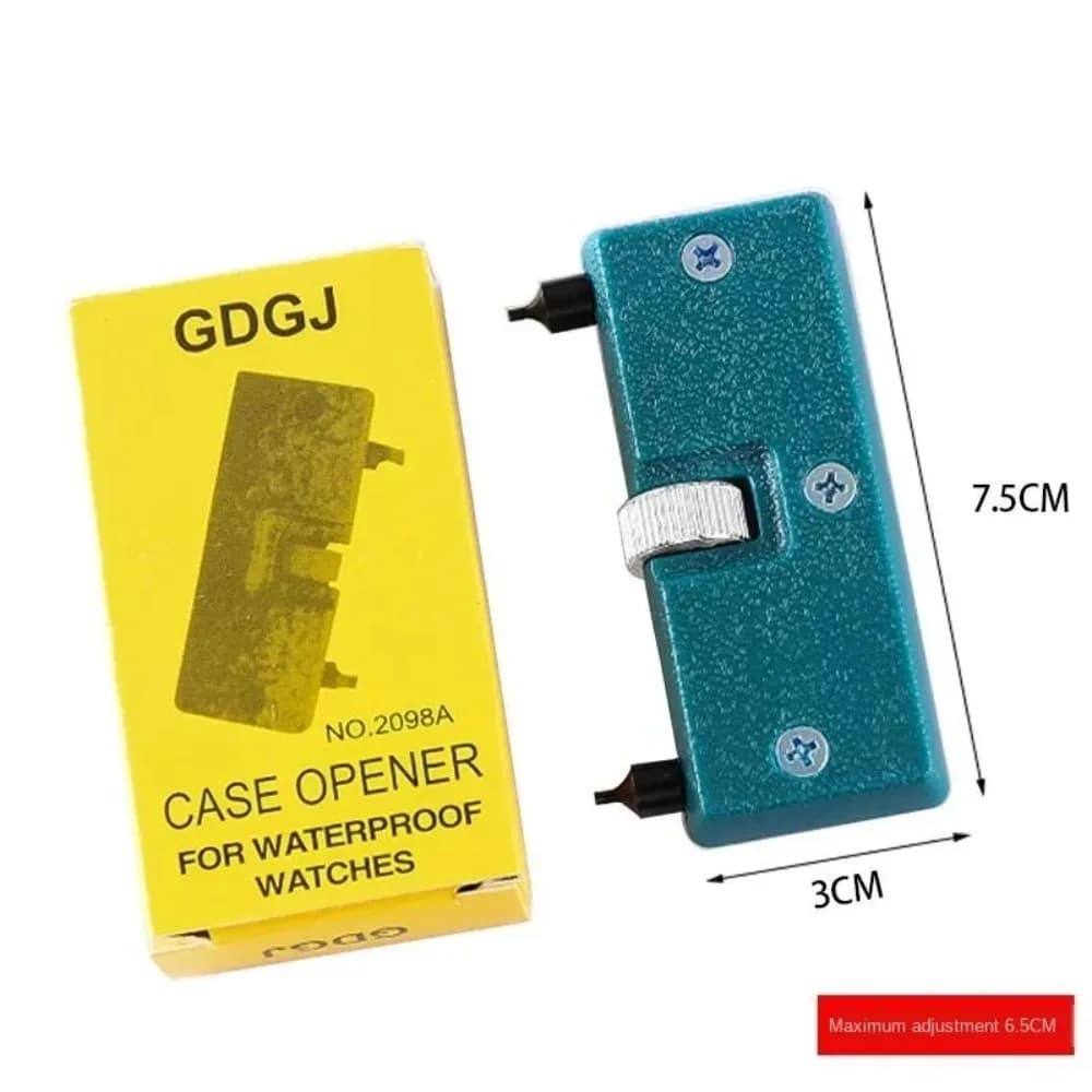 1PCs Adjustable Watch Opener Back Case Tool Press Closer Remover Wrench Screw Wrench Repair Kits Tools Watch Battery Remover - 3