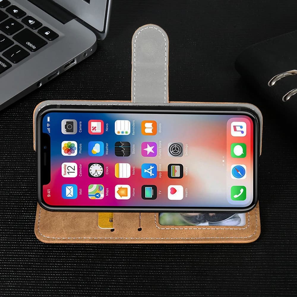 Fashion Leather Wallet Motorola ThinkPhone Case 6.6" Flip Luxury Card Slots Cover Phone Protective Book Style Bags - 4