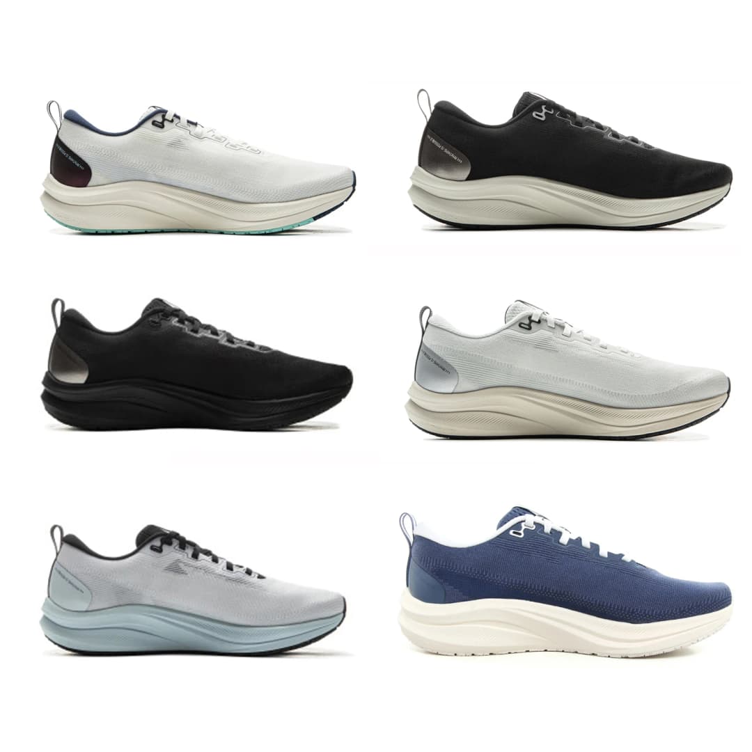 حذاء الجري RED HARE 8 للرجال من Li-Ning، حذاء خفيف الوزن مع رغوة خفيفة وعاكس للضوء ووسادة مريحة، حذاء رياضي خفيف الوزن من LiNing طراز ARPV001 - 2