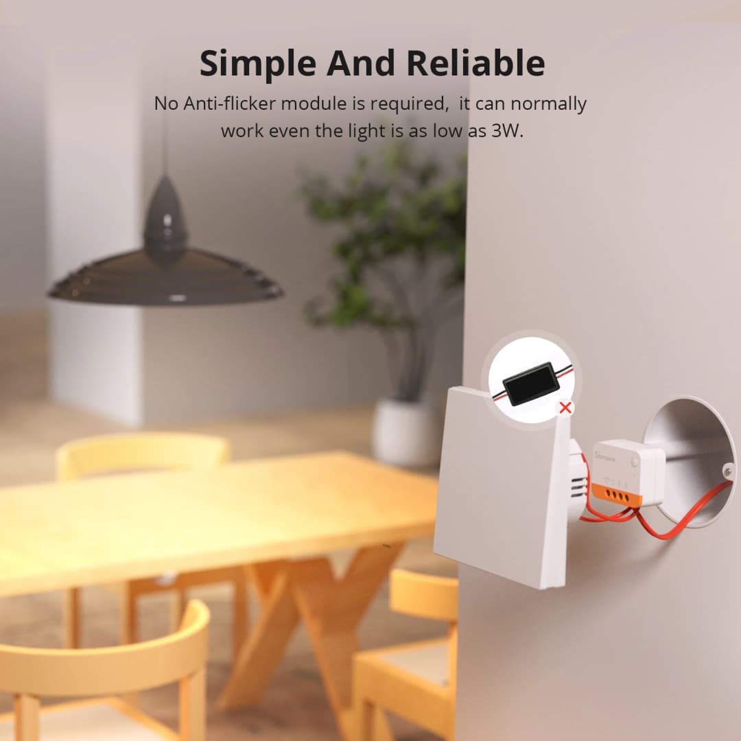 Itead SONOFF ZBMINI-L2 Zigbee DIY Smart Switch Module No Neutral Wire Required 2 Way Control For Smart Home Automation - 5