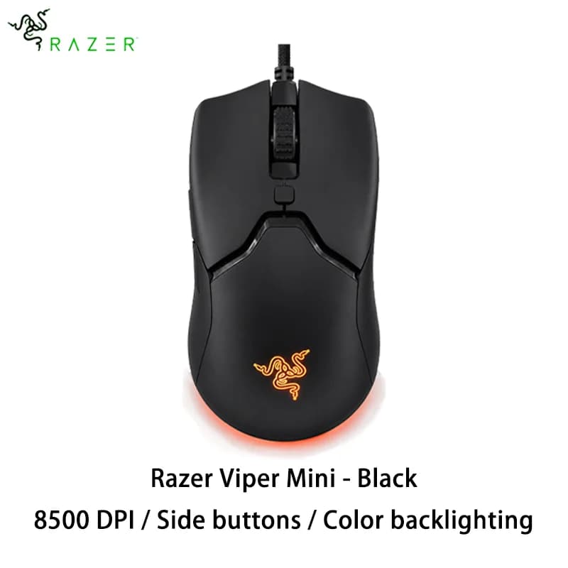 ماوس ألعاب Razer Viper Mini بتصميم خفيف للغاية، إضاءة RGB CHROMA، مستشعر بصري 8500 DPI، مخصص للاعبين - 2