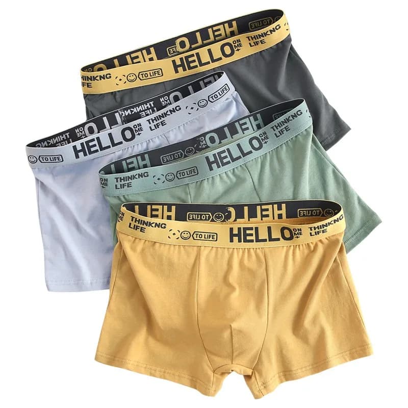6pieces Mens Underwear Men Cotton Underpants Male Pure Men Panties Shorts Breathable Boxer Shorts Comfortable soft Plus size - 6