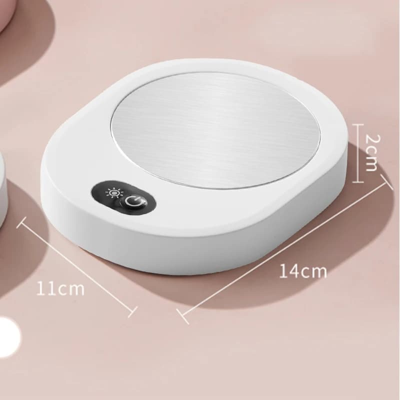 مدفأة أكواب بحرارة ثابتة مع منفذ USB - حصيرة تسخين للشاي والحليب والقهوة - 6