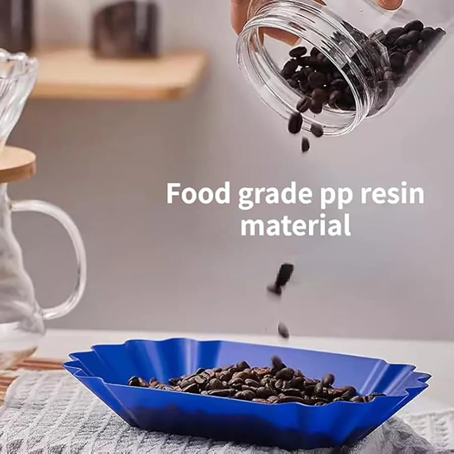 Coffee Beans Sample Tray Coffee Bean Display Dish Oval Sample Tray Storage Container Multi-functional Serving Tray for Home - 6