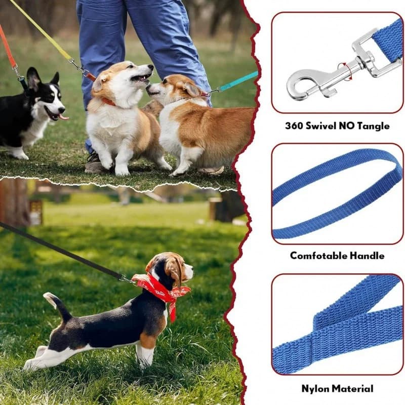 Extra Long Polypropylene Pet Leash Heavy Duty Dog Training Lead Anti Tear Tracking Rope Outdoor Walking Safe Control - 5