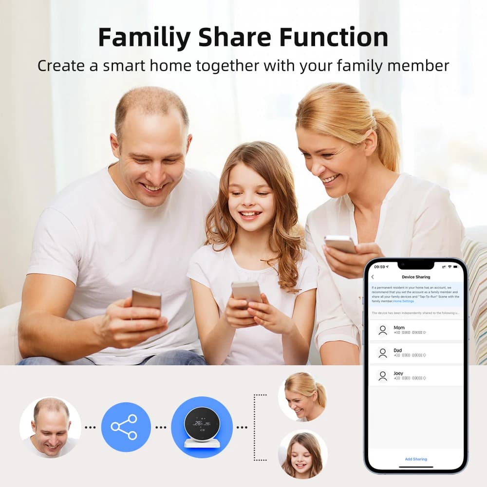ترموستات ذكي AVATTO واي فاي مستقبل لاسلكي RF تحكم في درجة الحرارة لغلاية الماء والغاز يدعم تيا أليكسا وجوجل هوم - 5