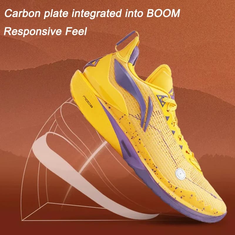 أحذية كرة سلة للرجال من لي نينغ جيمي باتلر 2 احترافية مبطنة متينة أحذية رياضية قابلة للتنفس من لي نينغ ABAT081 - 3