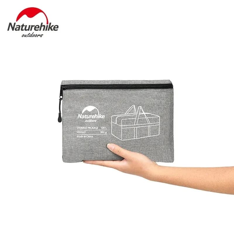 حقائب تخزين قابلة للطي بسعة كبيرة من Naturehike 45 لتر 100 لتر حقيبة حمل إكسسوارات التخييم حقيبة سفر للأنشطة الخارجية العائلية - 5