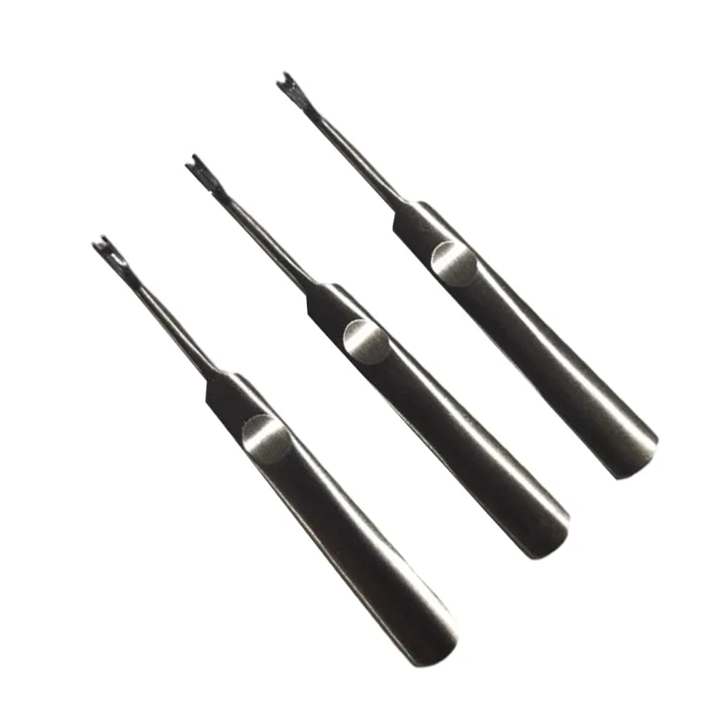 3 قطع أدوات حز يدوية جلدية على شكل U، ملحقات تخزين الجلود للحرف اليدوية - 6