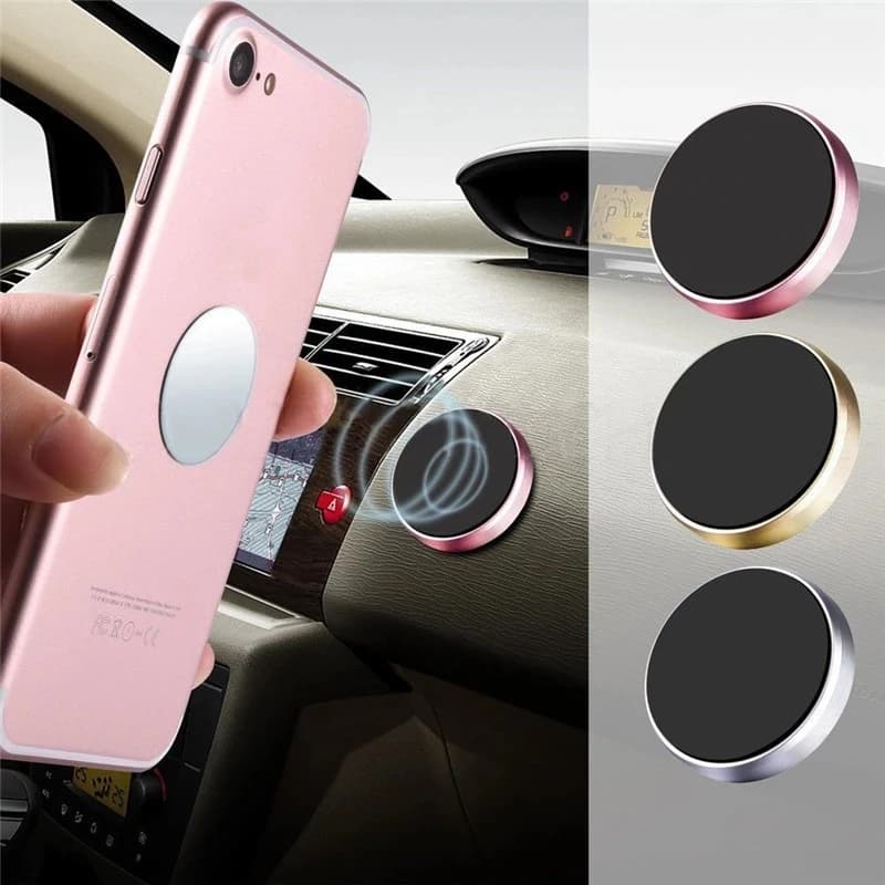 Super Magnetic Car Phone Holder Universal phone Stand for IPhone 14 13 12 11 Huawei Dashboard Wall Mounted Car Magnet Sticker - 2