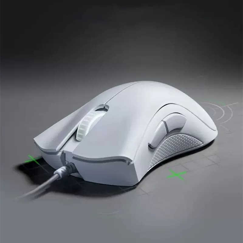Razer DeathAdder Essential Wired Gaming Mouse Mice 6400DPI Optical Sensor 5 Independently Buttons For Laptop PC Gamer - 6