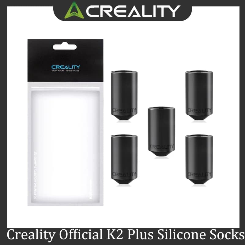 أغطية سيليكون رسمية من Creality K2 Plus، غطاء سيليكون لفوهة K2/K2 Pro، غطاء عازل لكتلة التسخين لطابعة ثلاثية الأبعاد