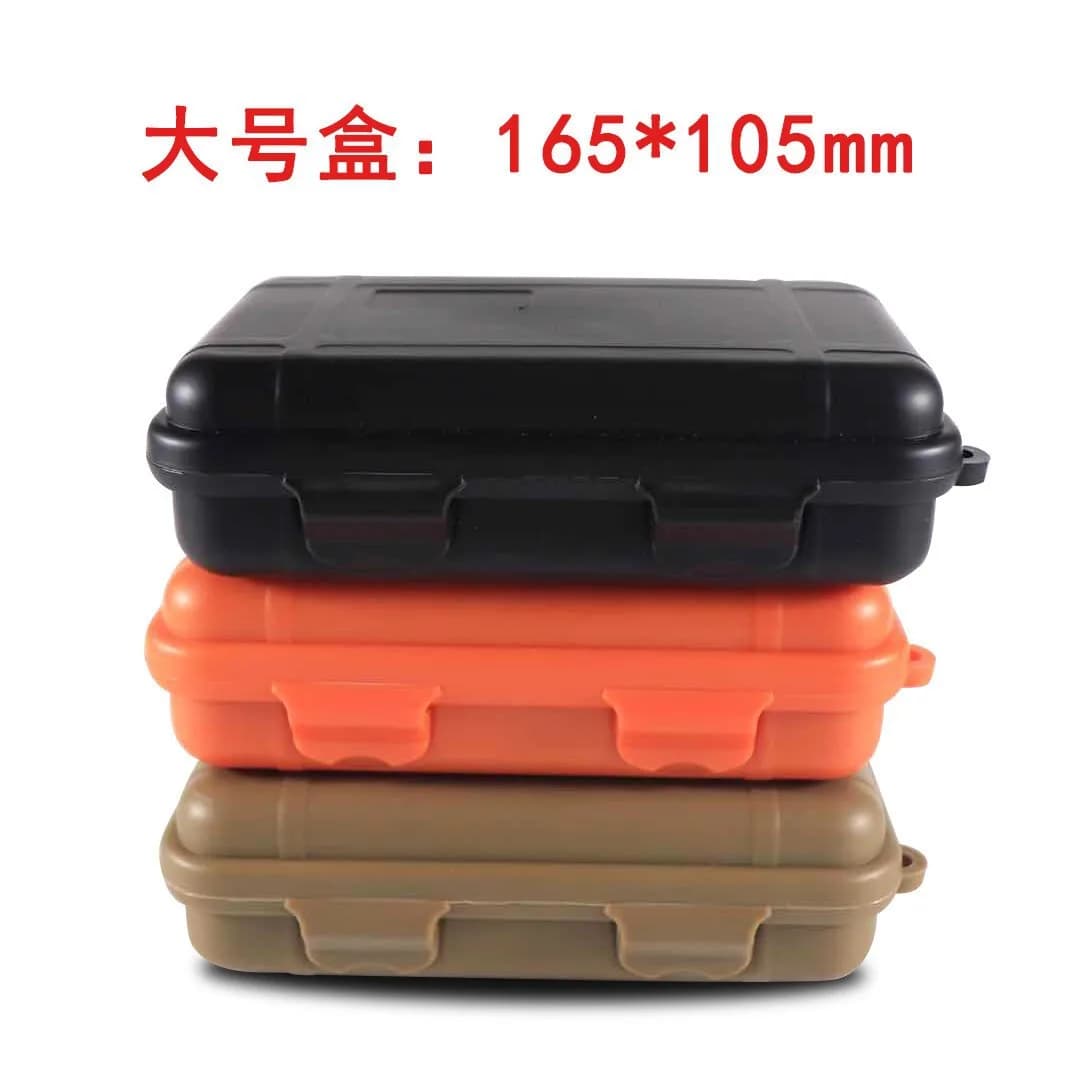 صندوق تخزين بلاستيكي مقاوم للماء والصدمات لمعدات التخييم والطوارئ - 2