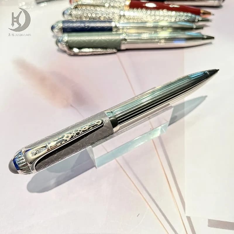 Luxury back to school gift metal twist action heavy ballpoint for jewelry watch - 3