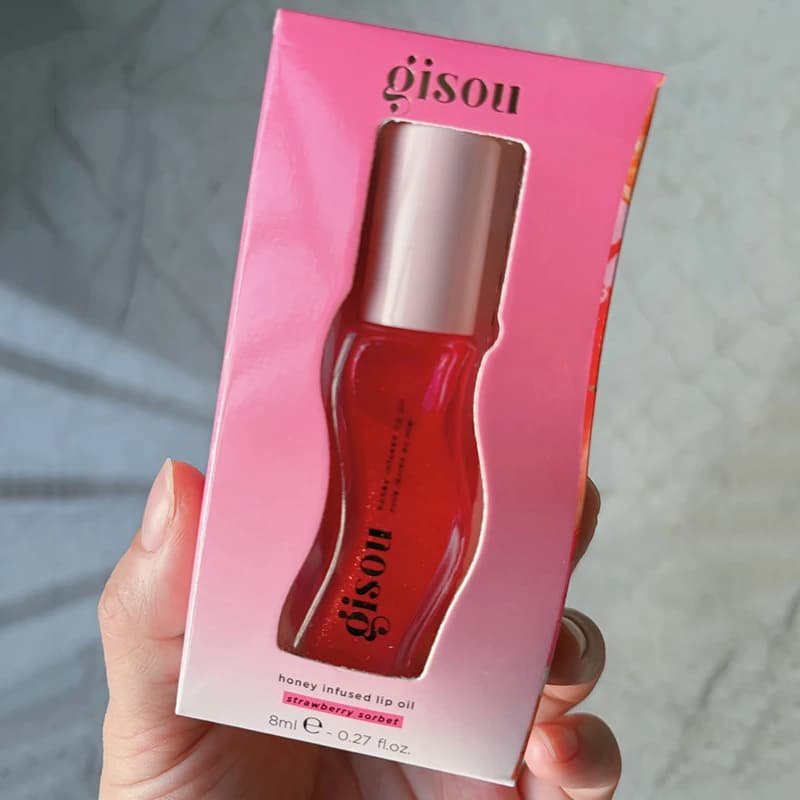 Gisou INS Popular Moisturizing Lip Balm Original Lip Oil Care of the Lip Benetitnt for Lips Plumping Exfoliating Cherry Gloss - 3