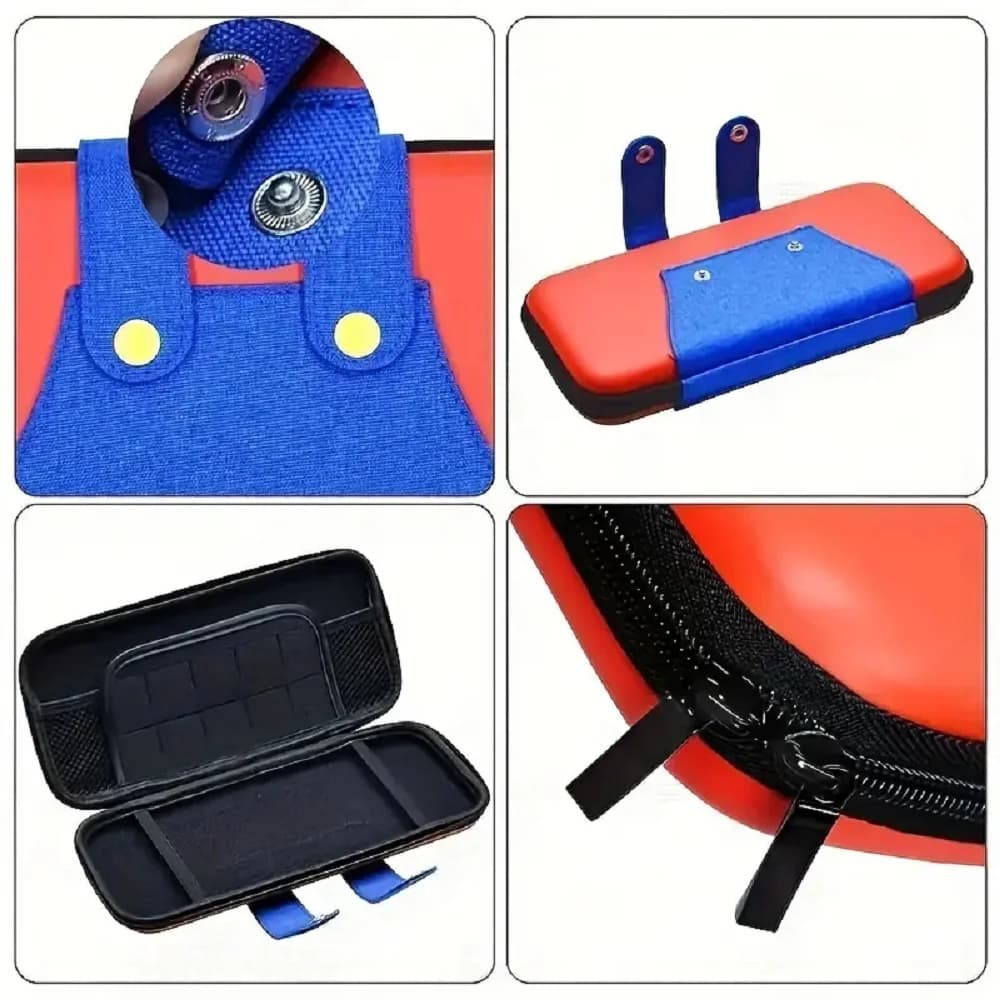 For Switch 1 2025 Case, OLED switch ,Protective Case with 10 Game Cartridge Holders, Travel Carrying Storage Pouch - 6