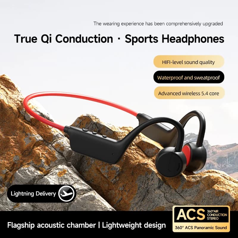 Bone Conduction Headphones IPX8 Bluetooth 5.4 Waterproof Wireless Sports Headset with Mic for Swimming Running Fitness Gym 2026 - 6